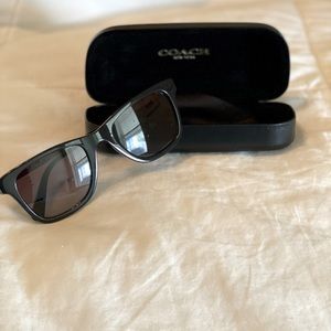 Coach sunglasses gradient black